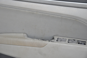 Door trim card front left Hyundai Elantra AD 17-18 cloth gray, for cleaning, worn, scratches
