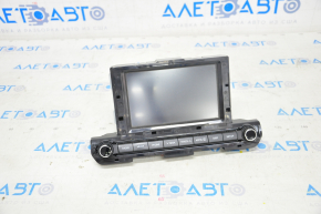 Monitor, display Hyundai Elantra AD 17-18 large display, useful chrome
