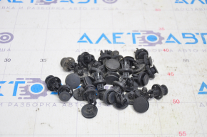 Clips for front bumper and fenders Honda HR-V 16-22 incomplete, 36 pcs