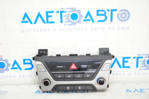 Climate control Hyundai Elantra AD 17-18 manual, useful chrome
