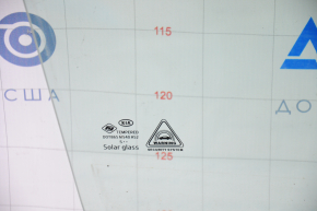 Front right door glass Kia Sorento 16-20