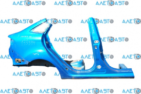 Quarter wing rear right Ford Fiesta 11-19 4d blue, with central pillar