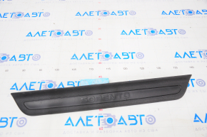 Door sill trim front right outer Kia Sorento 16-20 black, broken fastening