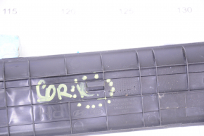 Door sill trim front right outer Kia Sorento 16-20 black, broken fastening