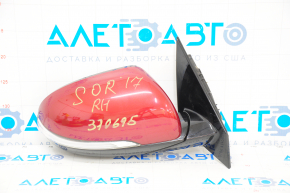 Side mirror right Kia Sorento 16-20 6 pins, turn signal, red