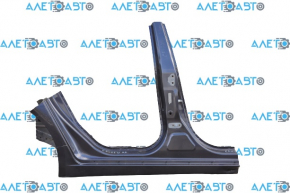 The central right body pillar of Chevrolet Cruze 11-16 is sawn off, with a roll