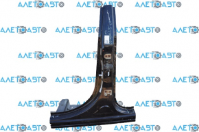 Body pillar central left Jeep Compass 11-16 black, dented threshold, sawed off