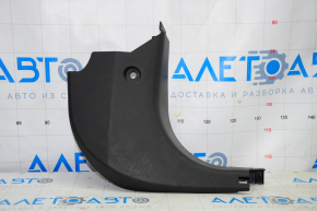 Front pillar trim lower right Ford Fiesta 11-19 black, broken fastener