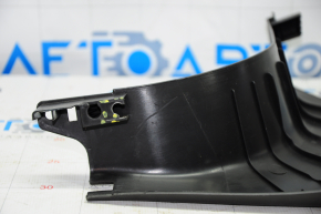 Front pillar trim lower right Ford Fiesta 11-19 black, broken fastener