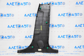 Center pillar trim lower left Kia Sorento 16-20 black, scratches