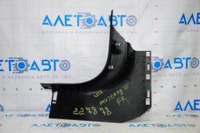 Front pillar trim lower right Ford Mustang mk6 15-23 black, rubbed