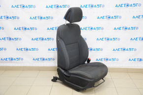 Passenger seat Kia Sorento 16-17 without airbag, mechanical, black cloth, dry cleanable