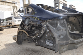 Quarter wing rear left Ford Fusion mk5 13-20 on the body, black, pokes