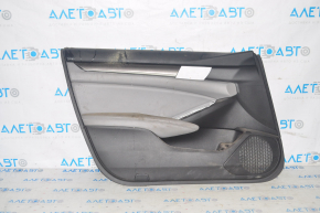 Door trim card front left Honda Accord 18-18 black with gray insert, for cleaning