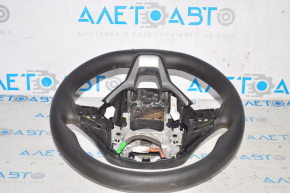 Bare steering wheel Honda Accord 18-22 rubber, black, with pads, without petals