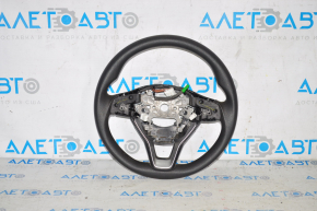 Bare steering wheel Honda Accord 18-22 rubber, black, with pads, without petals