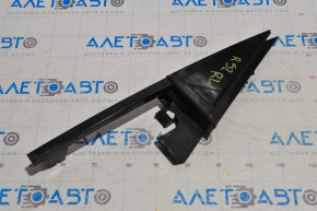 Rear left door glass guide Nissan Pathfinder 13-20 with triangle plug, for polishing, scratches
