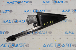 Rear right door glass guide Nissan Pathfinder 13-20 with triangle plug, for polishing