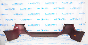 Bare rear bumper upper part Kia Sorento 16-18 pre-rest, without parking sensors, red