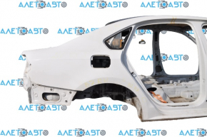 Quarter wing rear right VW Passat b7 12-15 USA white, dents, on the body
