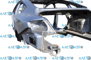 Quarter wing rear left Chrysler 200 15-17 silver, on the body