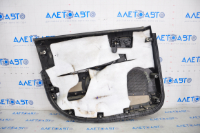Door trim card front right Dodge Journey 11-18 leather, beige, scratches, cracks on leather
