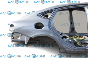 Quarter wing rear right Chrysler 200 15-17 silver, on the body