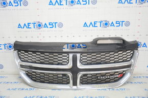 Radiator grill grill Dodge Journey 11-20 chrome with emblem, chips on chrome
