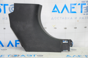 Front pillar trim lower right Nissan Altima 13-16 black, worn