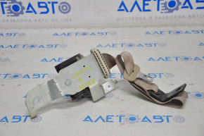 Seat belt 3 row right Dodge Journey 11-20 beige, tears