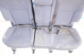 Back row of seats 2nd row Kia Sorento 16-18 black cloth, dry cleanable