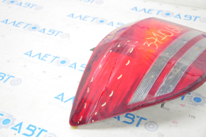 Light outer wing left Dodge Journey 11-20 lamp, crack on glass, water damage