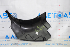 Front pillar trim lower right Nissan Leaf 13-17 black, scratches, broken fastener