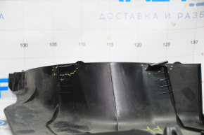 Front pillar trim lower right Nissan Leaf 13-17 black, scratches, broken fastener