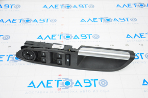 Front left window lift control Ford Escape MK3 13-19 type 1 with chrome trim, black, scratches