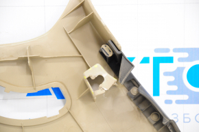 Upper left arch trim Toyota Highlander 08-13 beige, worn, broken fastening
