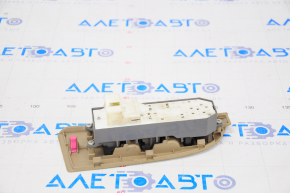 Front left window lift control Toyota Highlander 08-13 with trim, beige