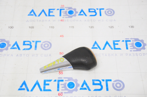 Gear knob Toyota Highlander 08-13 black, wood grain, worn