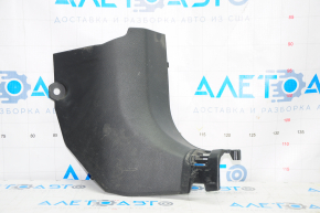 Front pillar trim lower right Nissan Rogue 14-20 black, scratches