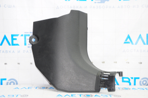 Front pillar trim lower right Nissan Rogue 14-20 black, scratches
