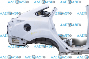 Quarter wing rear right Ford Focus mk3 11-18 4d white, on the body