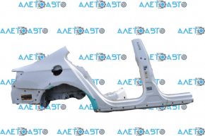 Quarter wing rear right VW CC 08-17 white, with central pillar, crumpled arch