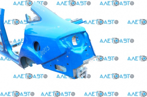 Quarter wing rear left Ford Fiesta 11-19 4d blue, on the body