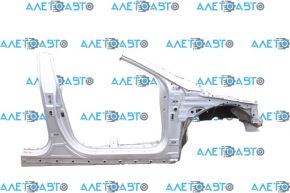 Front quarter right Hyundai Sonata 11-15 silver Y5, with central pillar