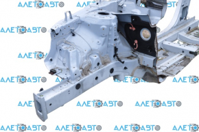 Front quarter right Hyundai Sonata 11-15 silver Y5, with central pillar