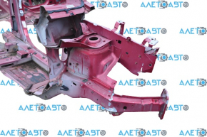 Front left body pillar Jeep Cherokee KL 14-23 red, with central pillar