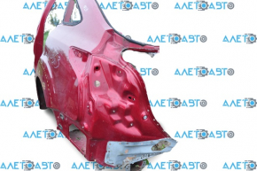 Quarter wing rear left Ford Focus mk3 11-18 4d red, painted, with central pillar