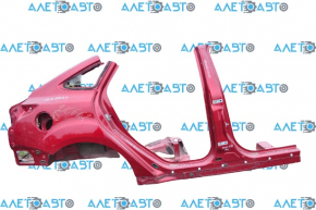 Quarter wing rear right Ford Focus mk3 11-18 4d red, with central pillar, dent