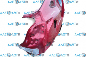Quarter wing rear right Ford Focus mk3 11-18 4d red, with central pillar, dent