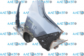 Quarter wing rear left Nissan Leaf 13-17 graphite, with central pillar, painted